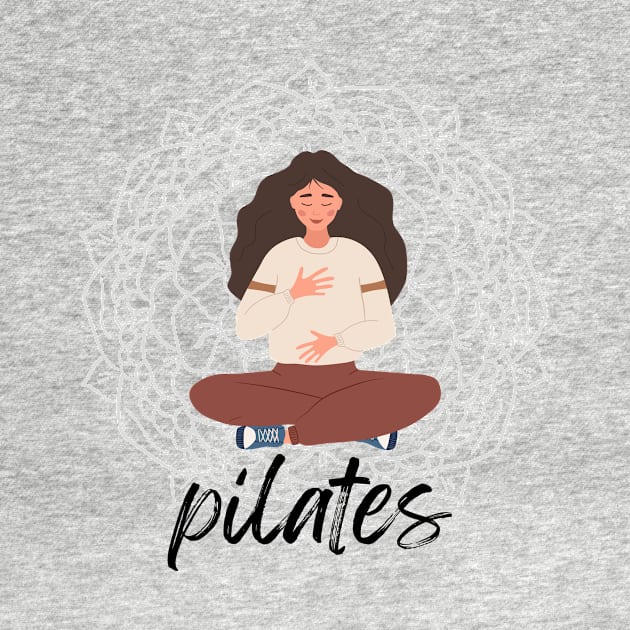 Pilates is my joy, Keep Calm & Pilates T-shirt Coffee Mug Apparel Hoodie Sticker Gift by FashnDesign